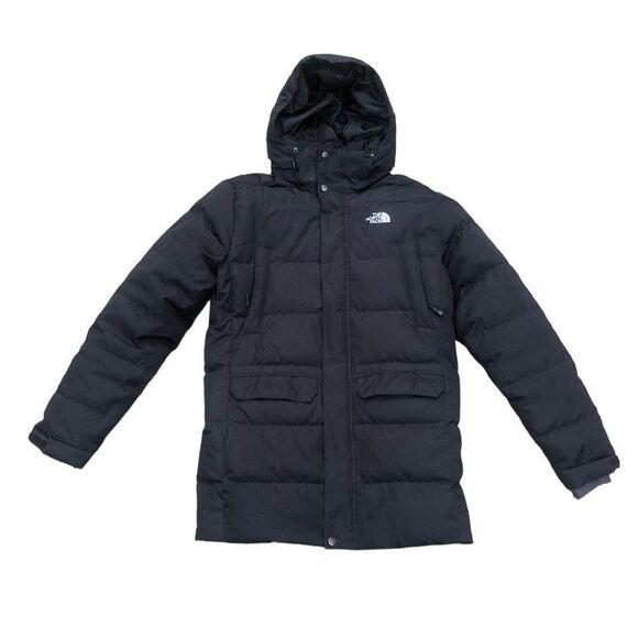 RARE 2012 The North Face Parka Jacket 800 Black Medium - Picture 3 of 16